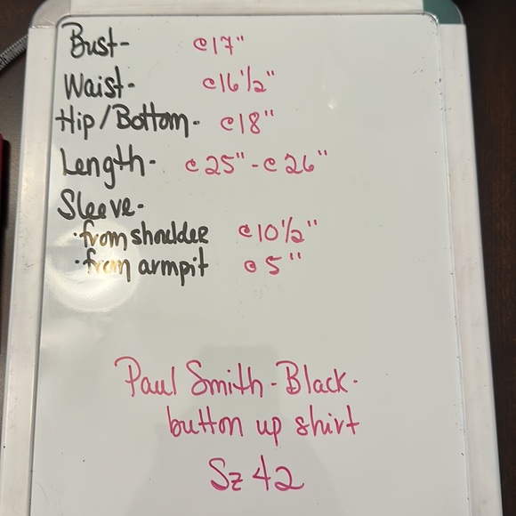 Paul Smith pink & white striped button down - Picture 5 of 15